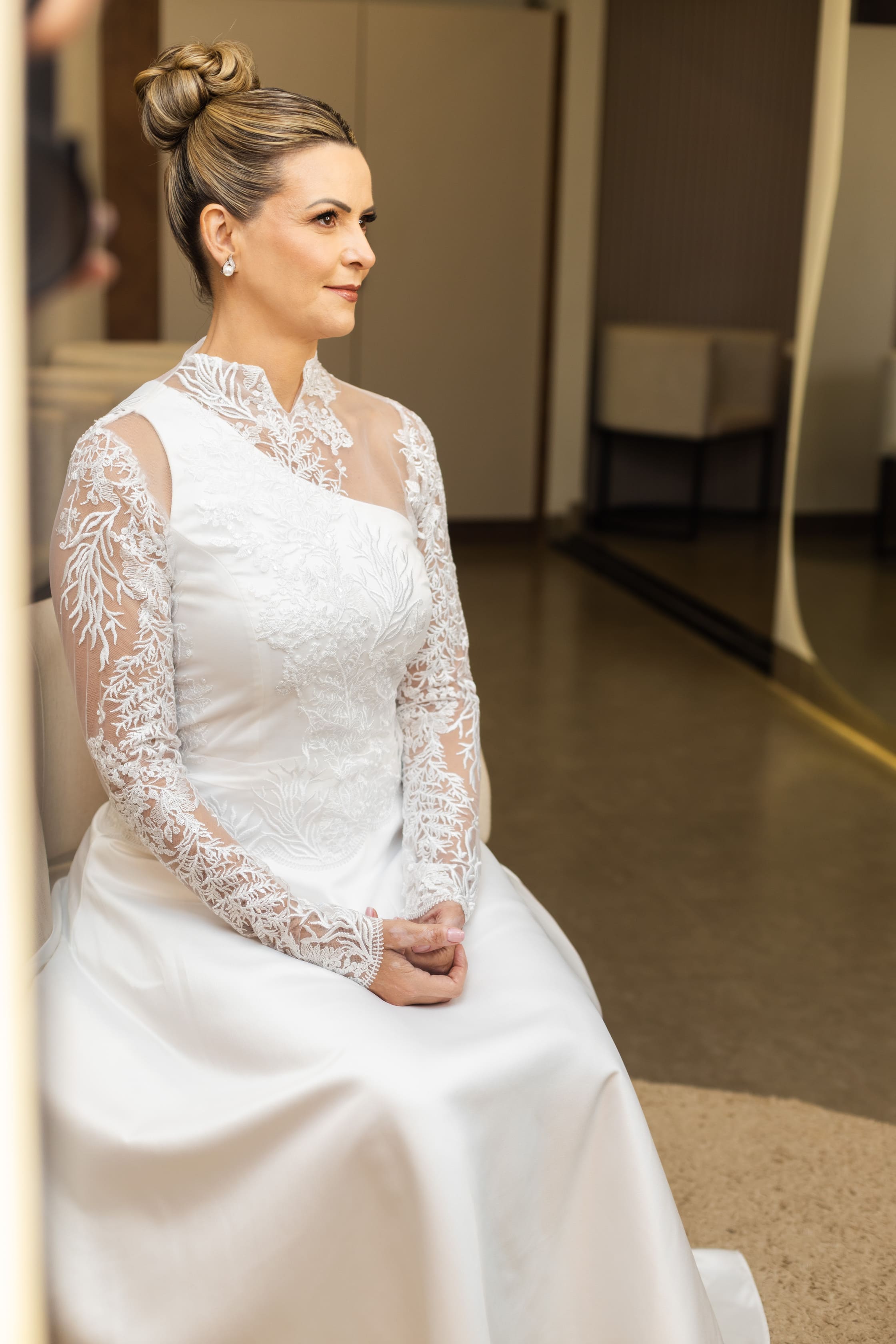 Casamento em Maringá - Véu da noiva