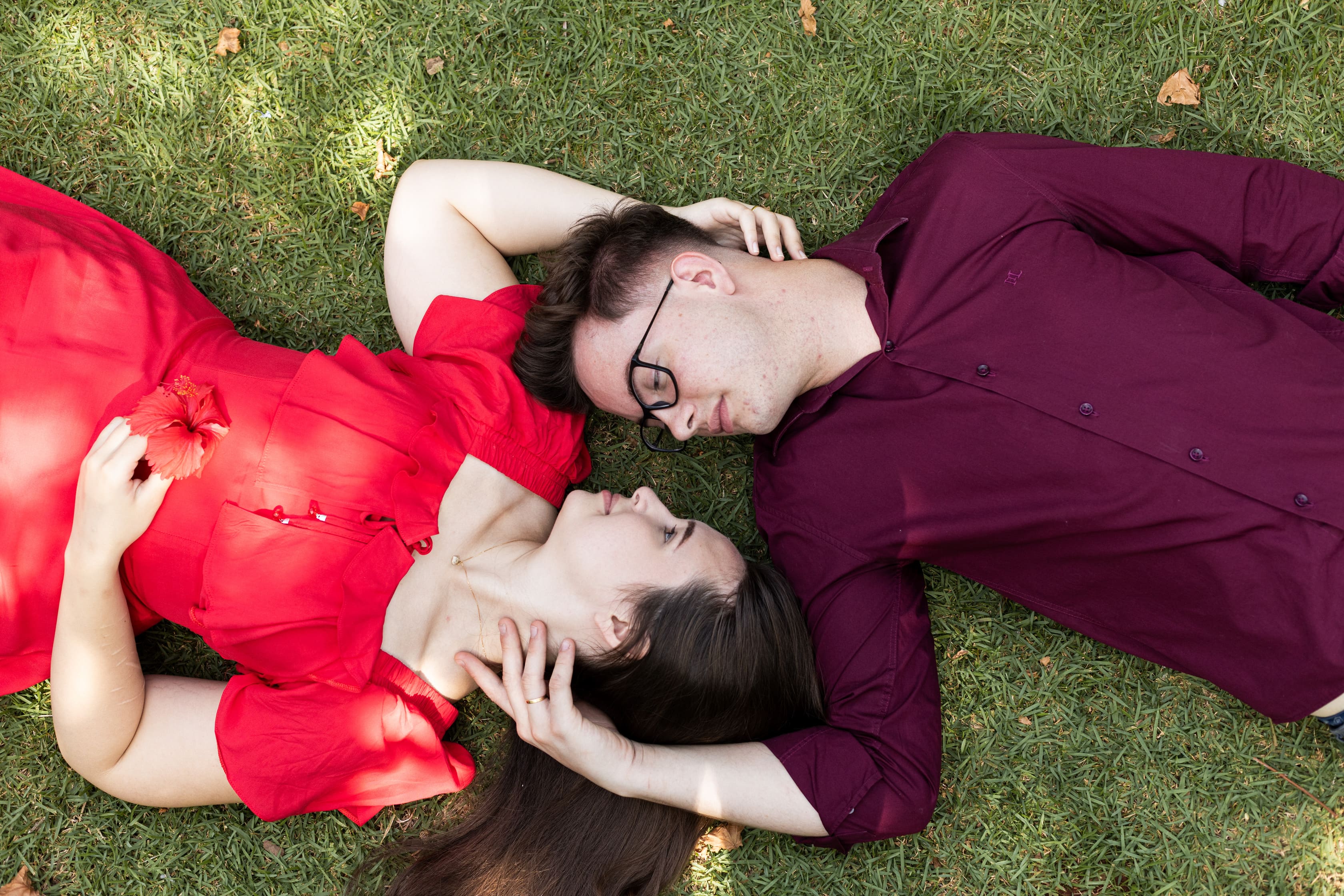 Taliane e Caio em ensaio no Euro Garden