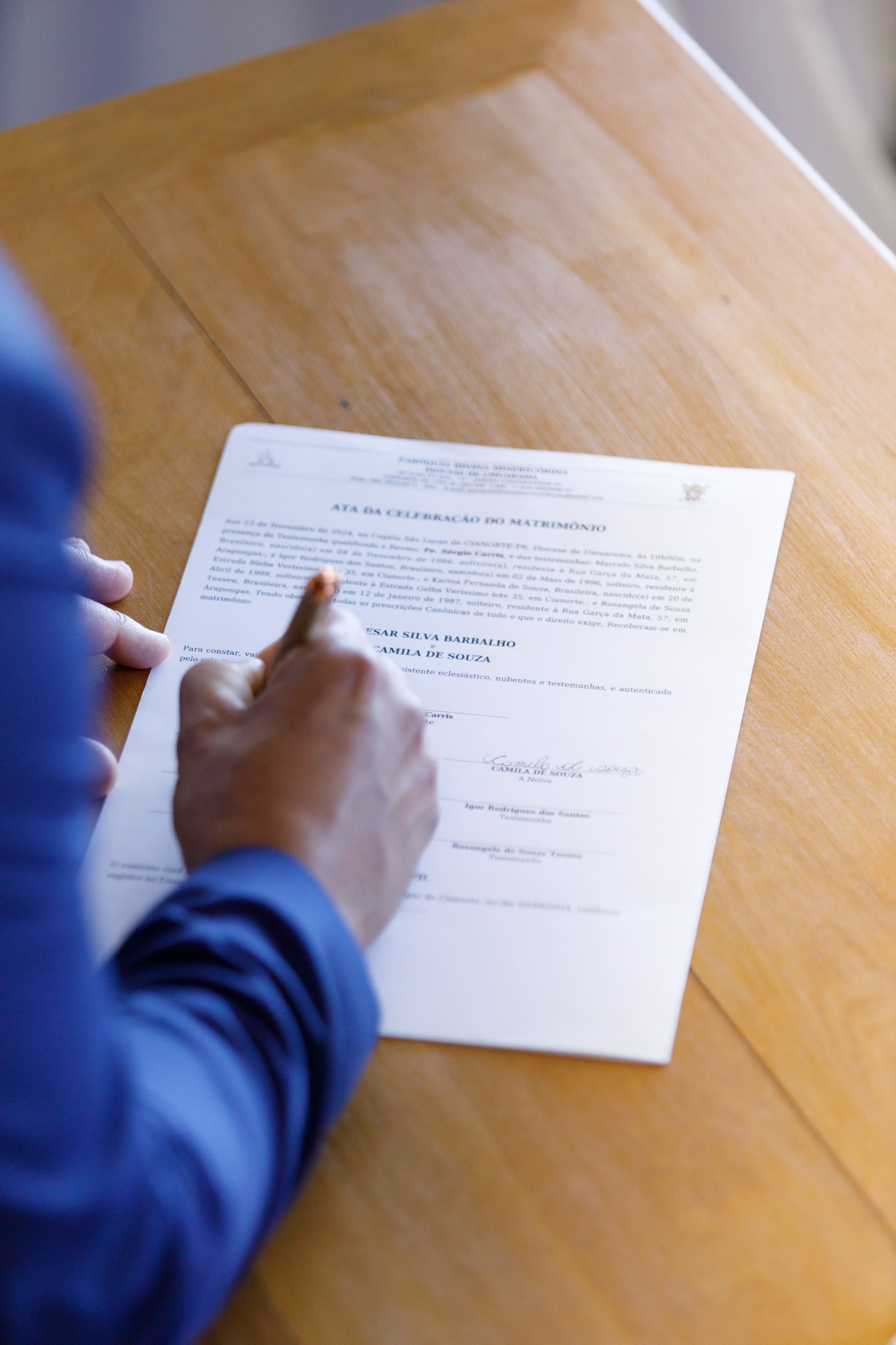 O grande dia de Camila e Cesar em Cianorte Paraná no Condominio Forest Hill