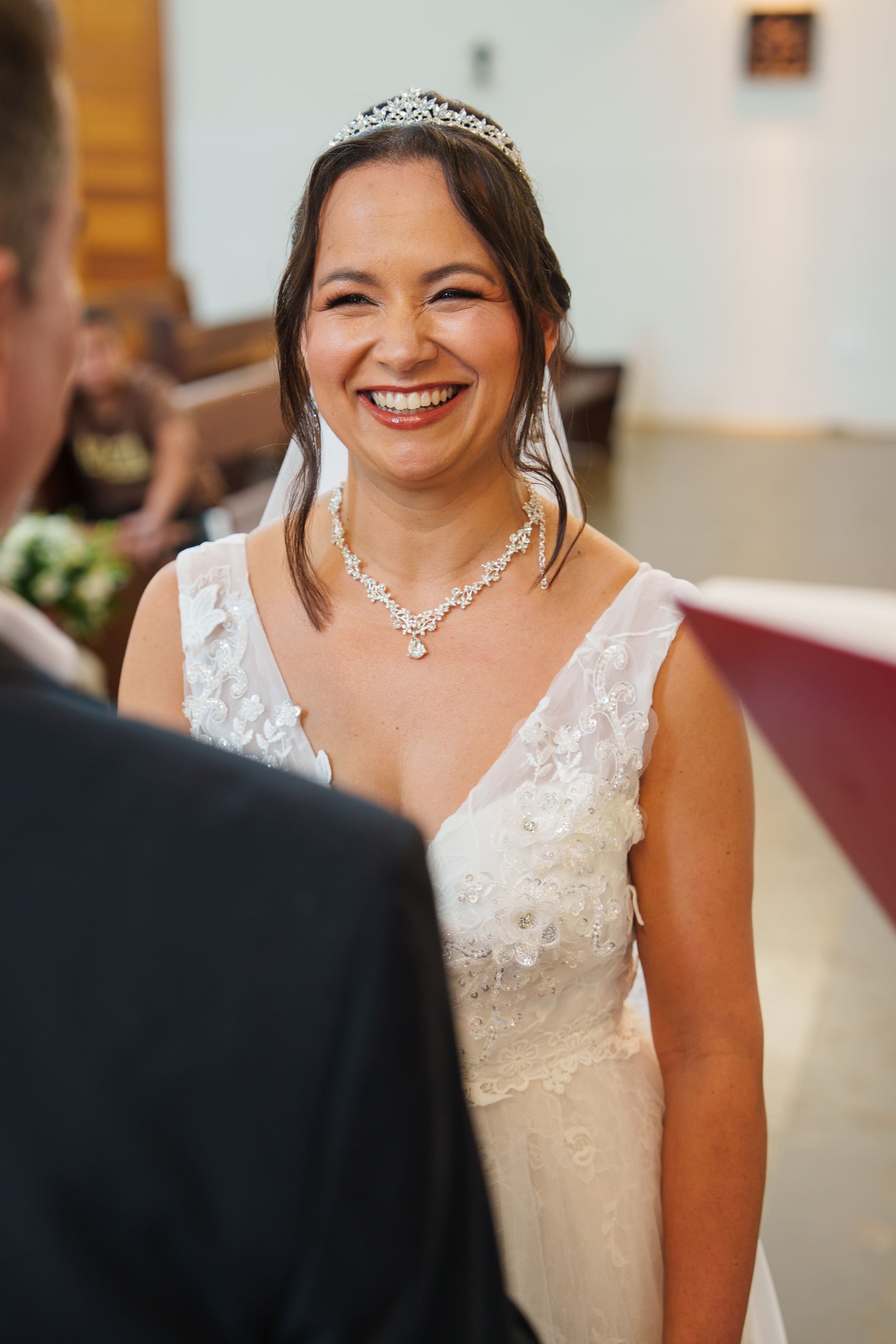 Alegria e sorrisos no casamento de Lucinei e Sandro em São Tomé