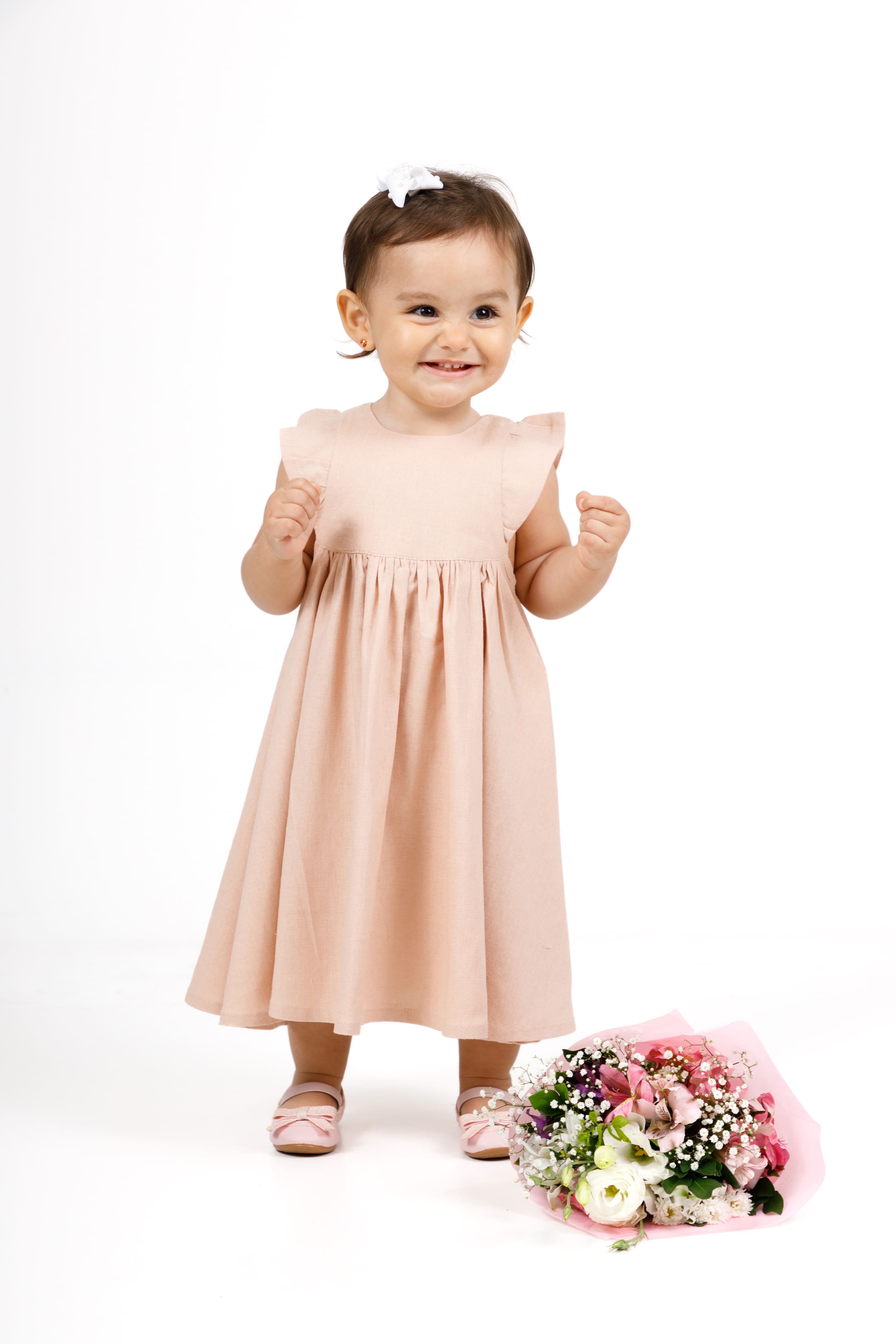 Ensaio de moda infantil no Studio Carrara Maringá